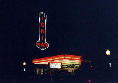 Ionia Theatre - Night Shot (newer photo)